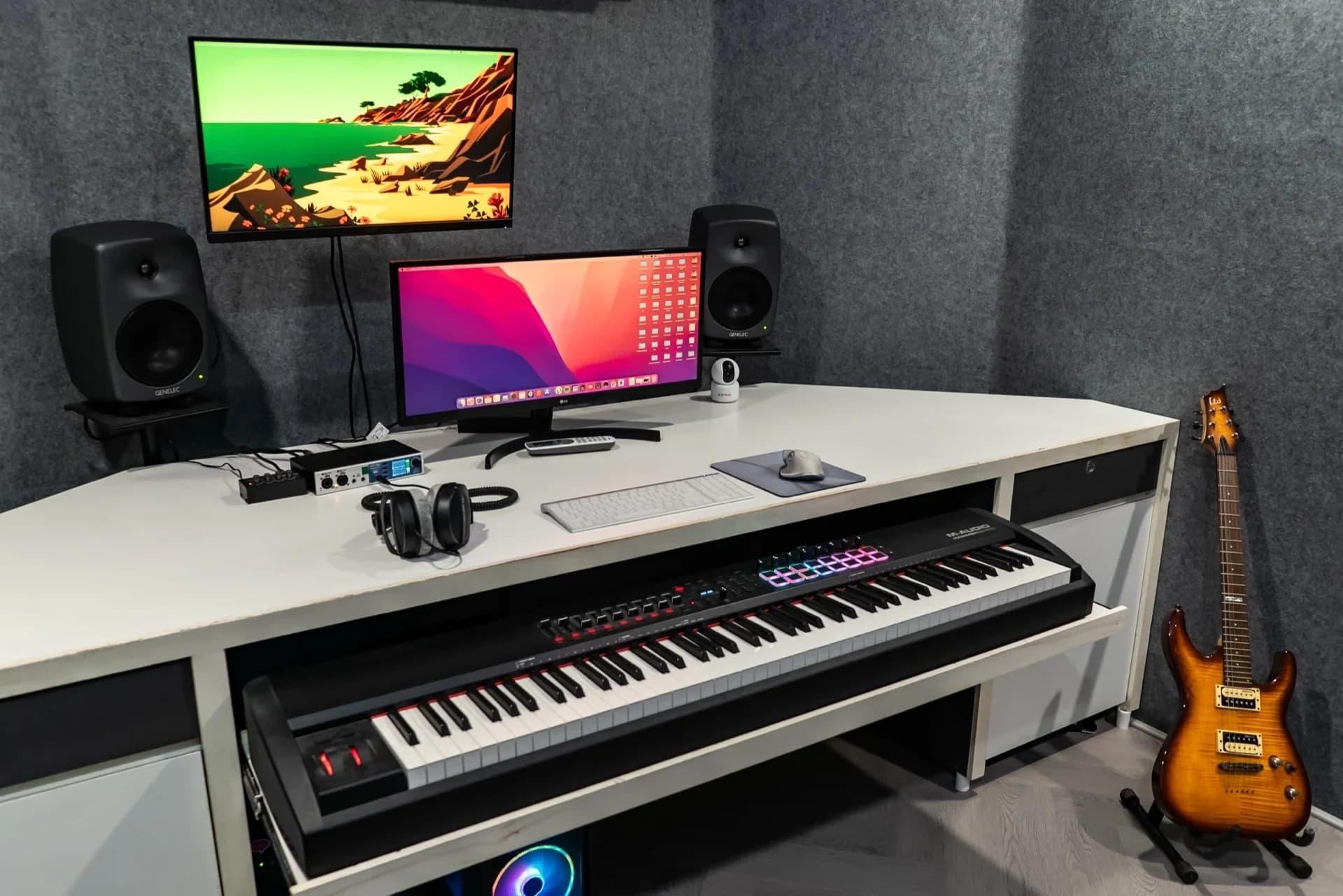 12NOTEZ production and mixing room on the 3rd floor